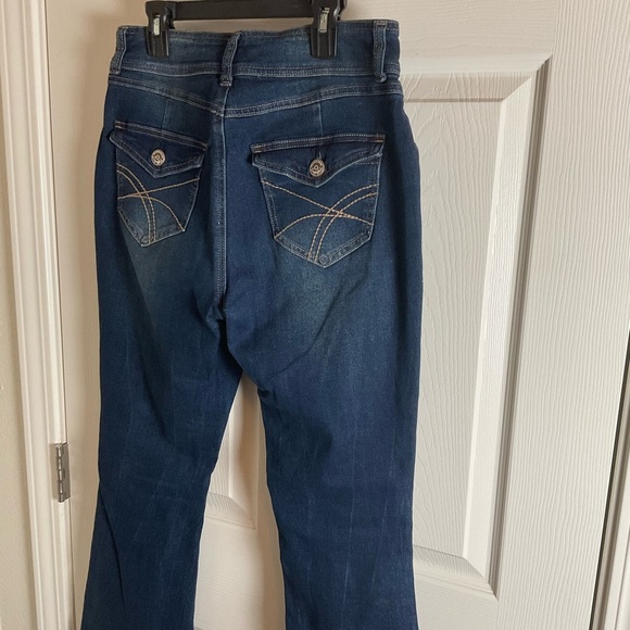 Copper flash petite mid-rise boot cut jeans Size 8P - Picture 5 of 9